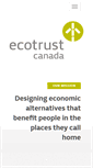Mobile Screenshot of ecotrust.ca